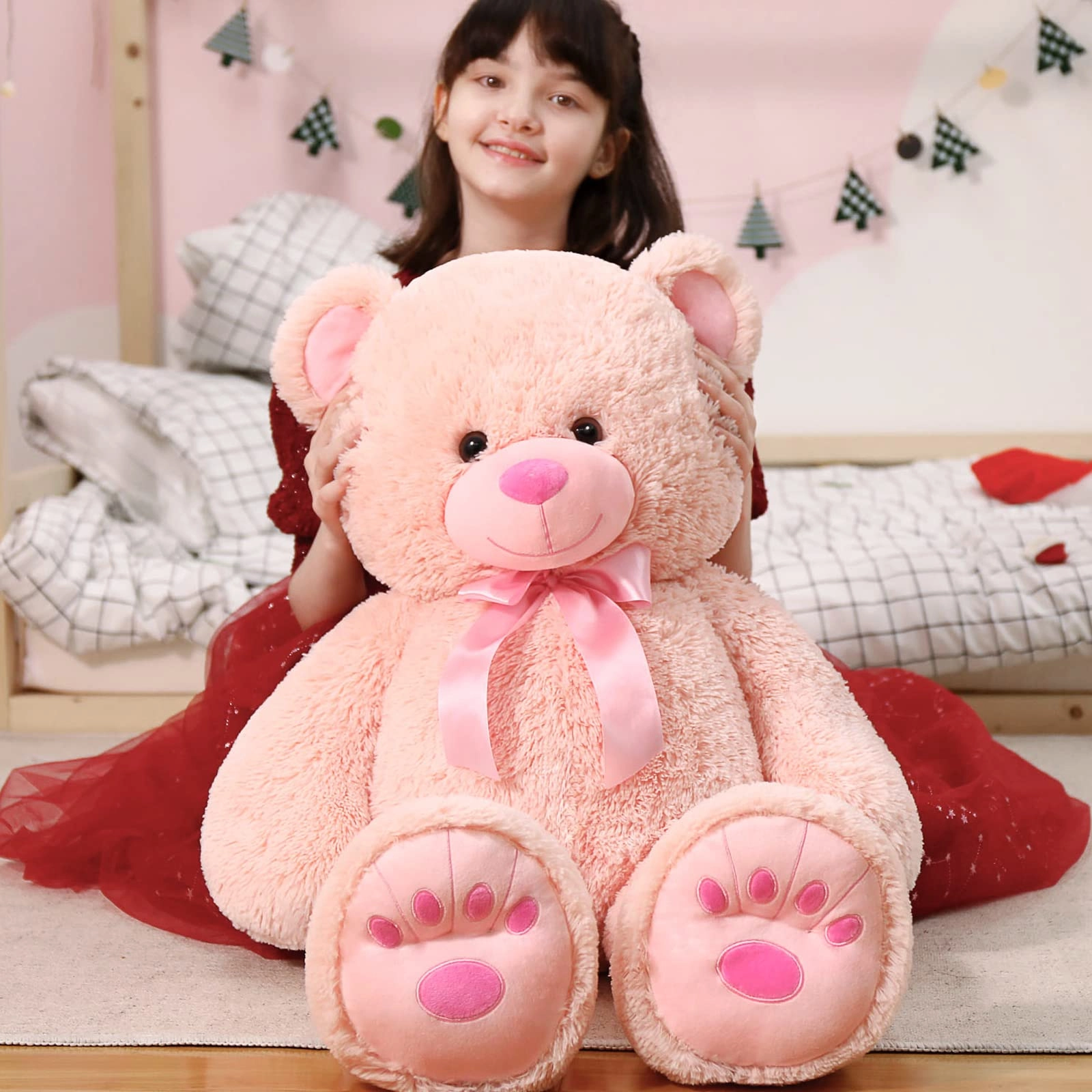 MorisMos Teddy Bear - 39 inches Pink