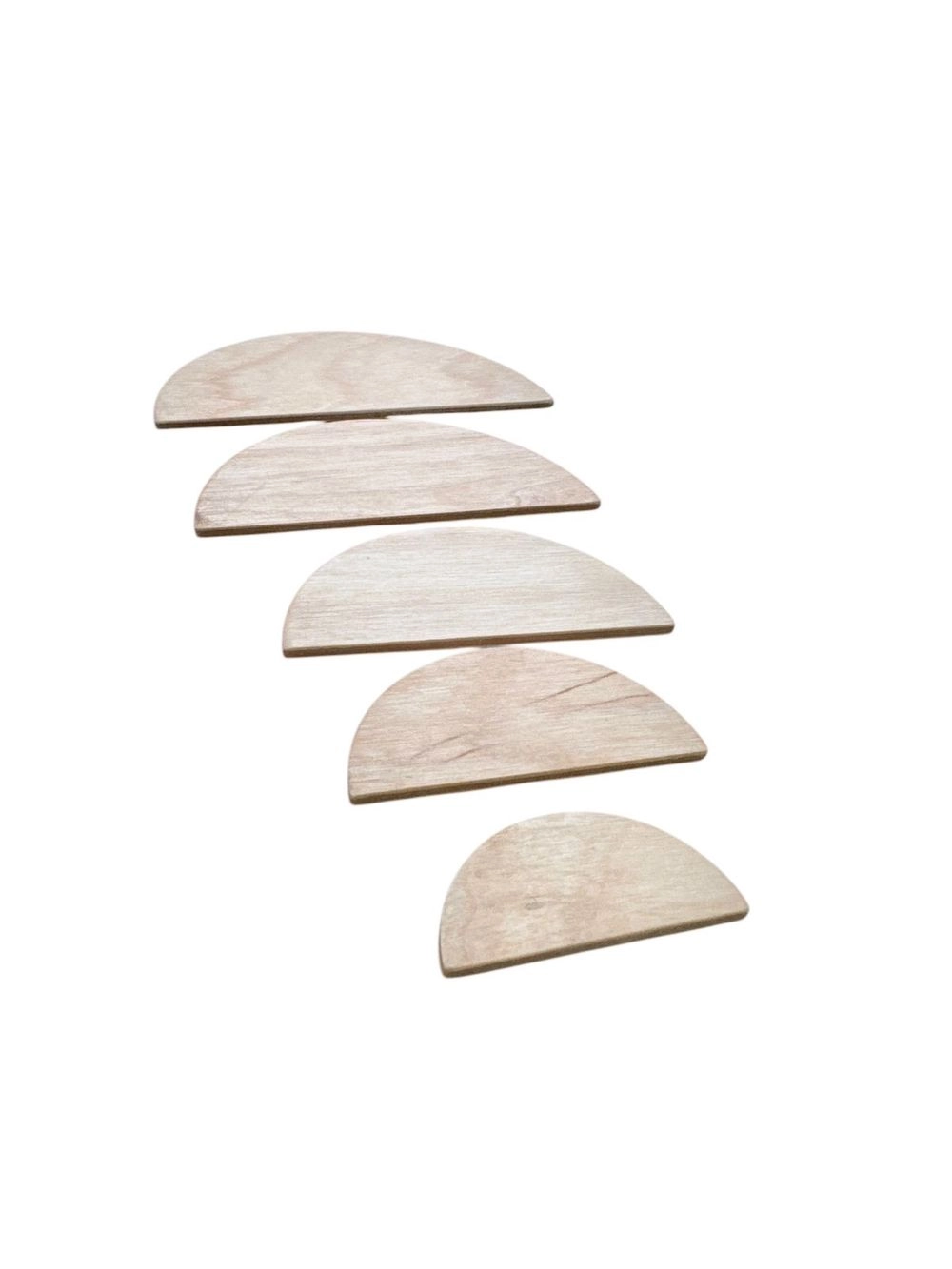 Wooden Grading Semicircles - Suitable for 2 years and above 5 pieces