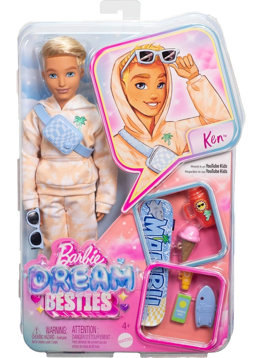 Ken Dream Besties Doll - Posable Accessories