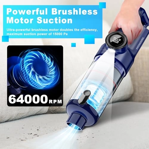 Handheld Vacuum - Cordless 15kPa Brushless Motor