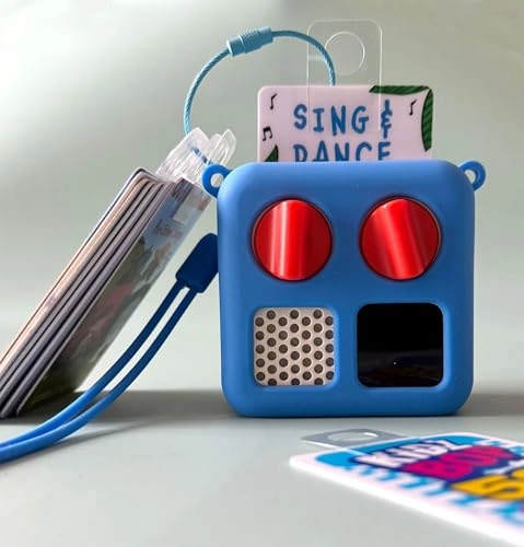 Silicone Case - Blue for Yoto Mini + Card Tabs&Rings - 200 pcs 10 rings