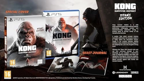 Kong: Survivor Instinct + Gaming CD Storage - Titans Edition PlayStation 5