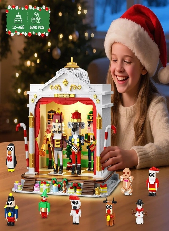 2025 Christmas Nutcracker Theater Building Set - Nutcracker 1690pcs