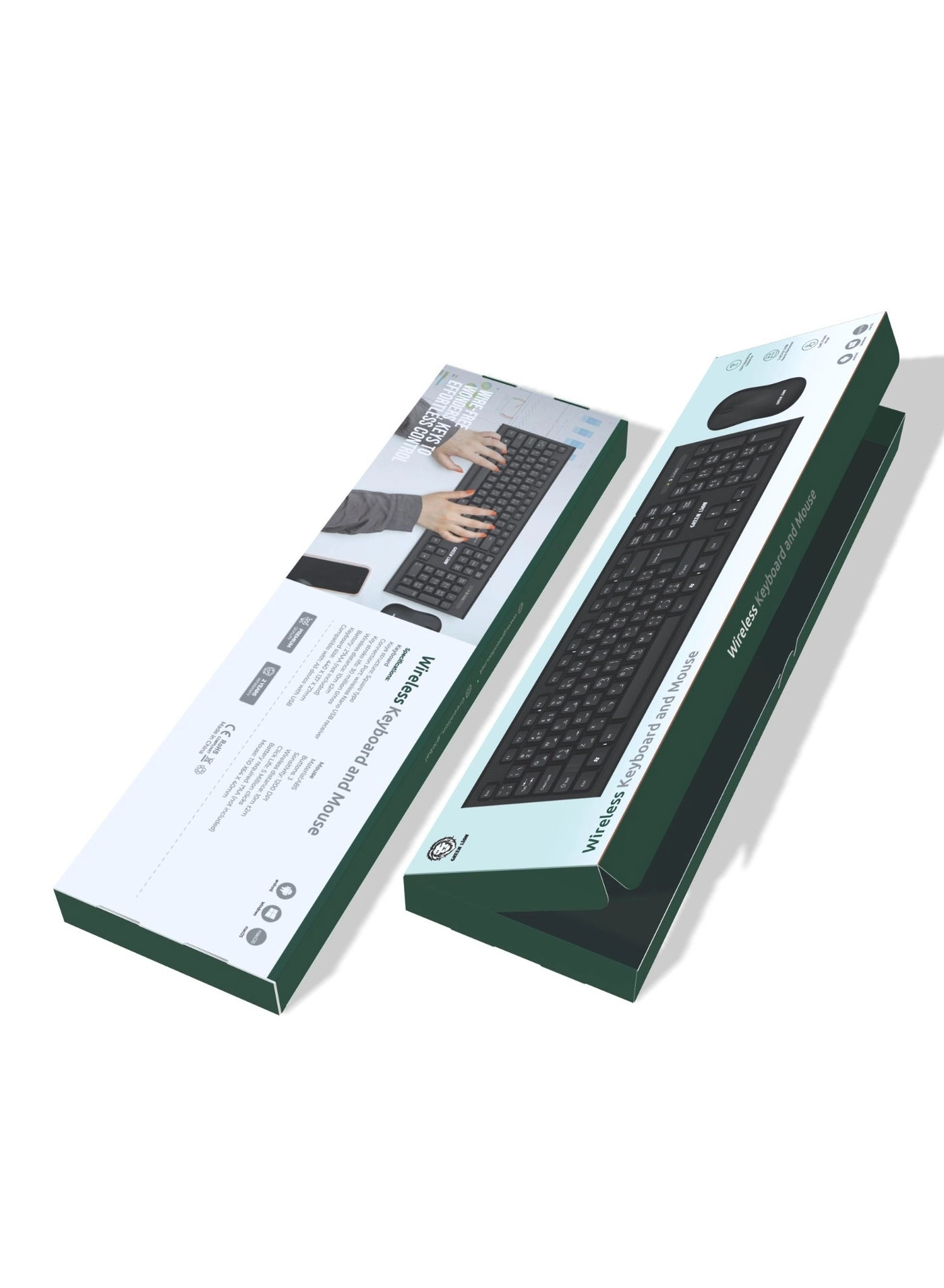 Wireless Duo Keyboard & Mouse - AR/EN Wireless