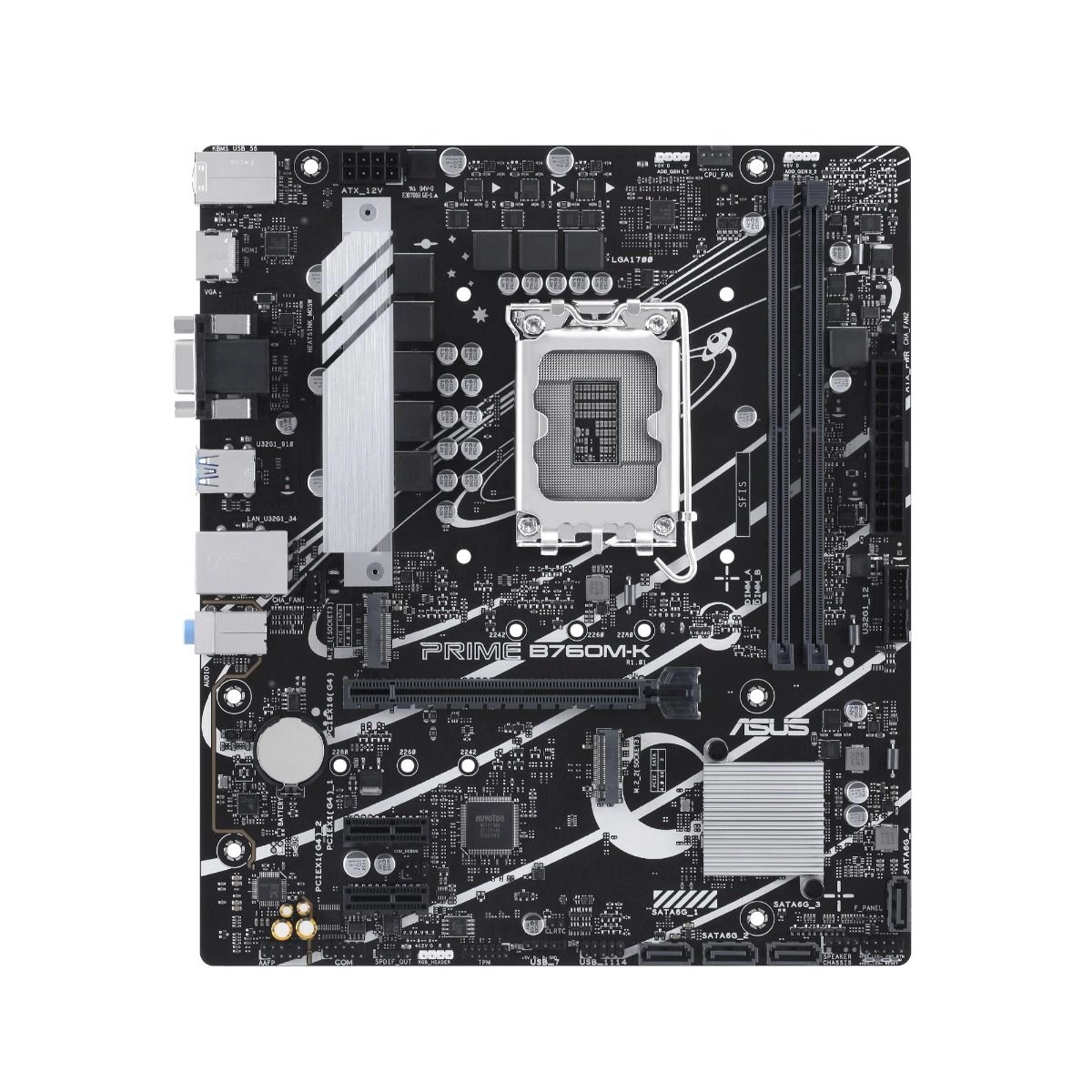 B760M-K - LGA 1700 PCIe 4.0 2.5Gb Ethernet