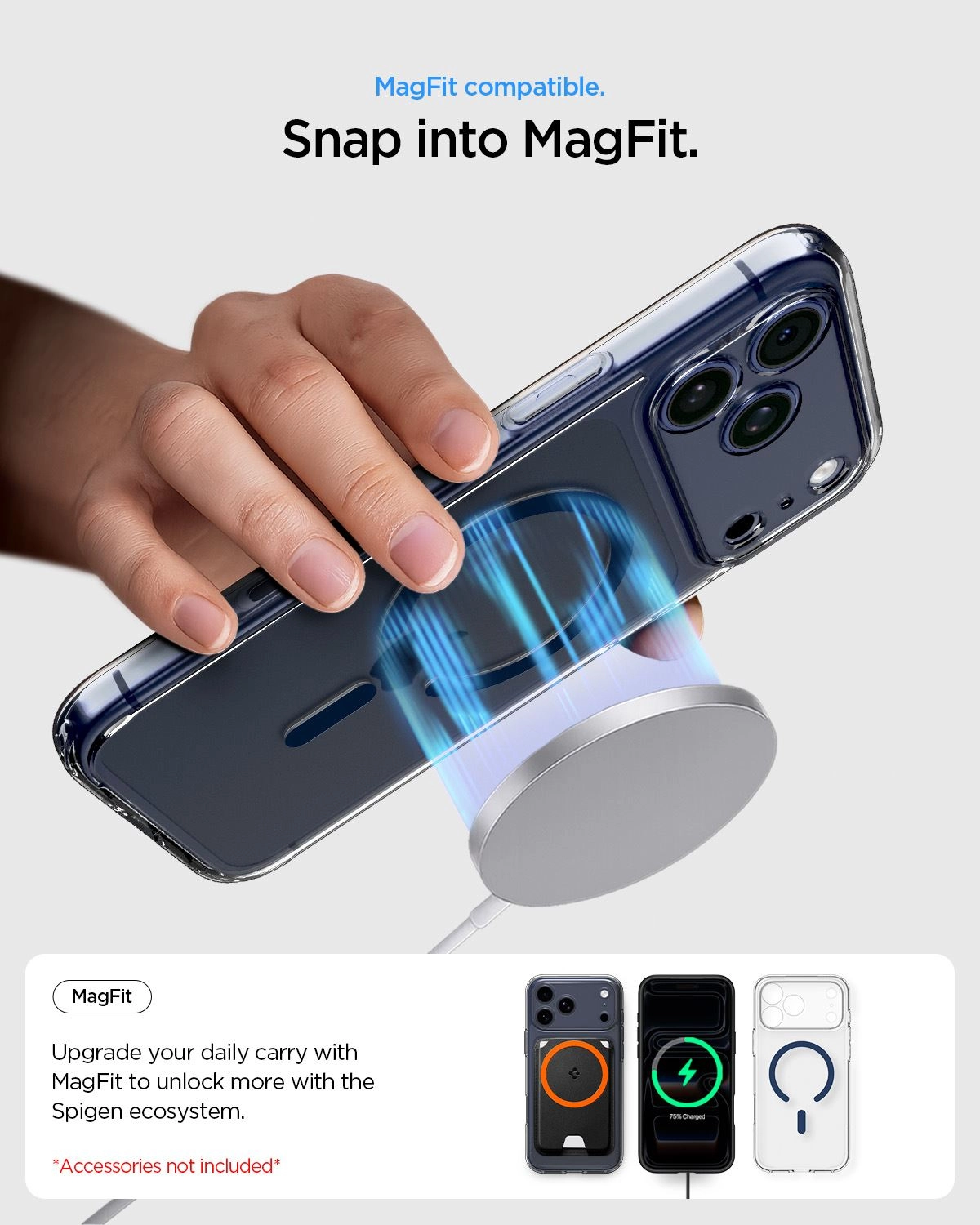 MagFit Clear Case with MagSafe for iPhone 17 Pro Max
