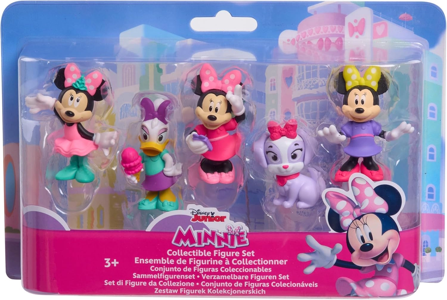 COLOR LAND CHILDRENS TOYS CENTER LLC Minnie Mouse + Daisy Duck + Cream Puff - Disney Juniors - 3 yr 5 pcs
