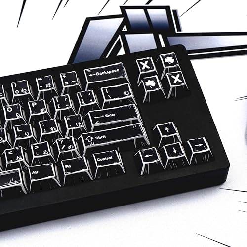 Manga Mixed Light Theme Keycaps - Wired