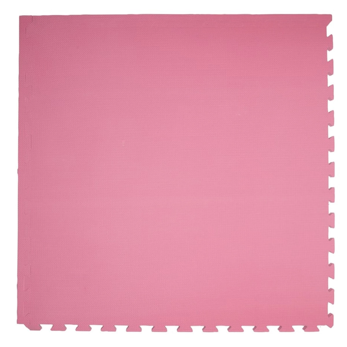 Tinyann Interlocking Foam Activity Mat - 100 x 100 x 2 cm Pink