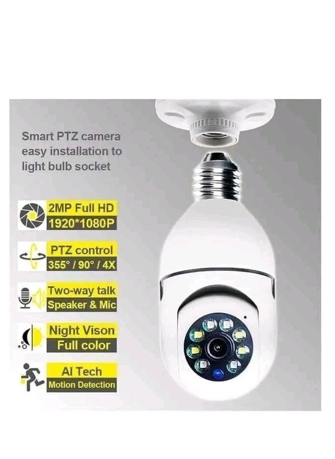 WiFi Light Bulb Camera 1080P