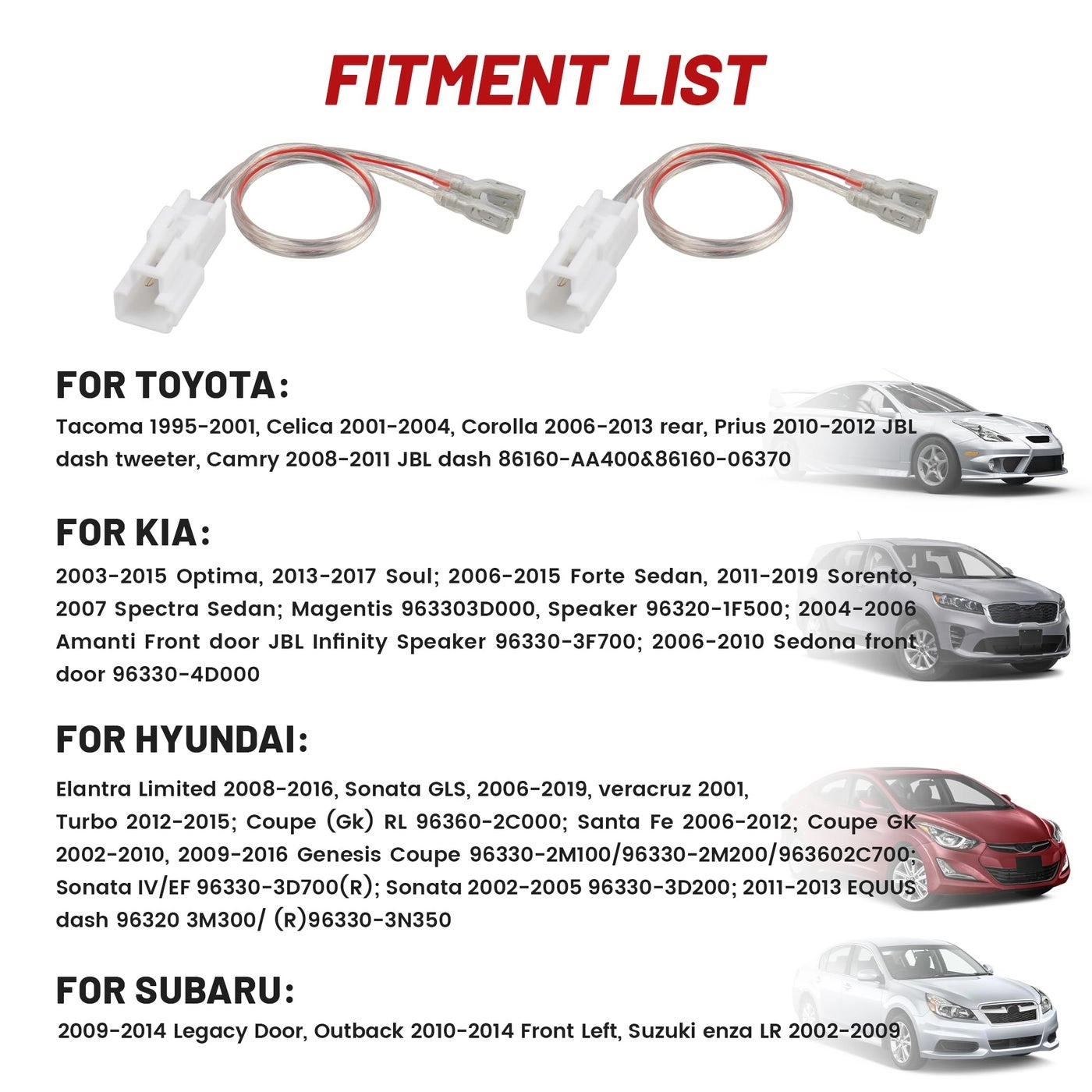 Stereo Harness - Toyota Subaru