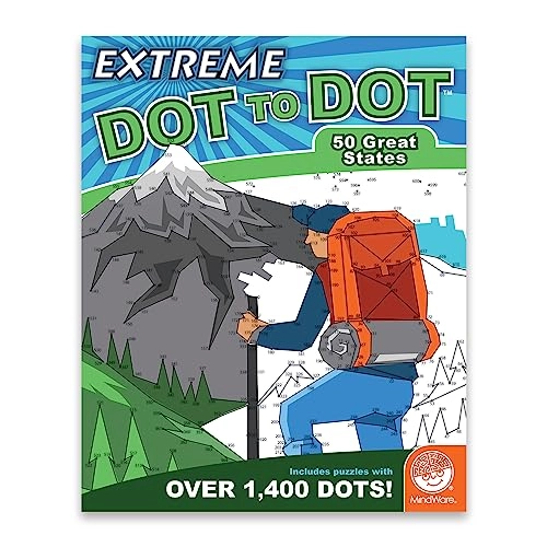 MindWare Extreme Dot to Dot 50 Great States - Ages 8 up
