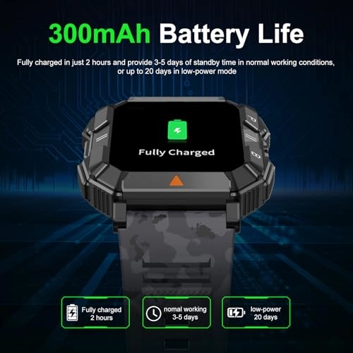 Military Smart Watch Aluminum
