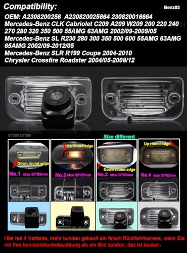 Backup Camera - universal RCA connector 1280*720 pixels