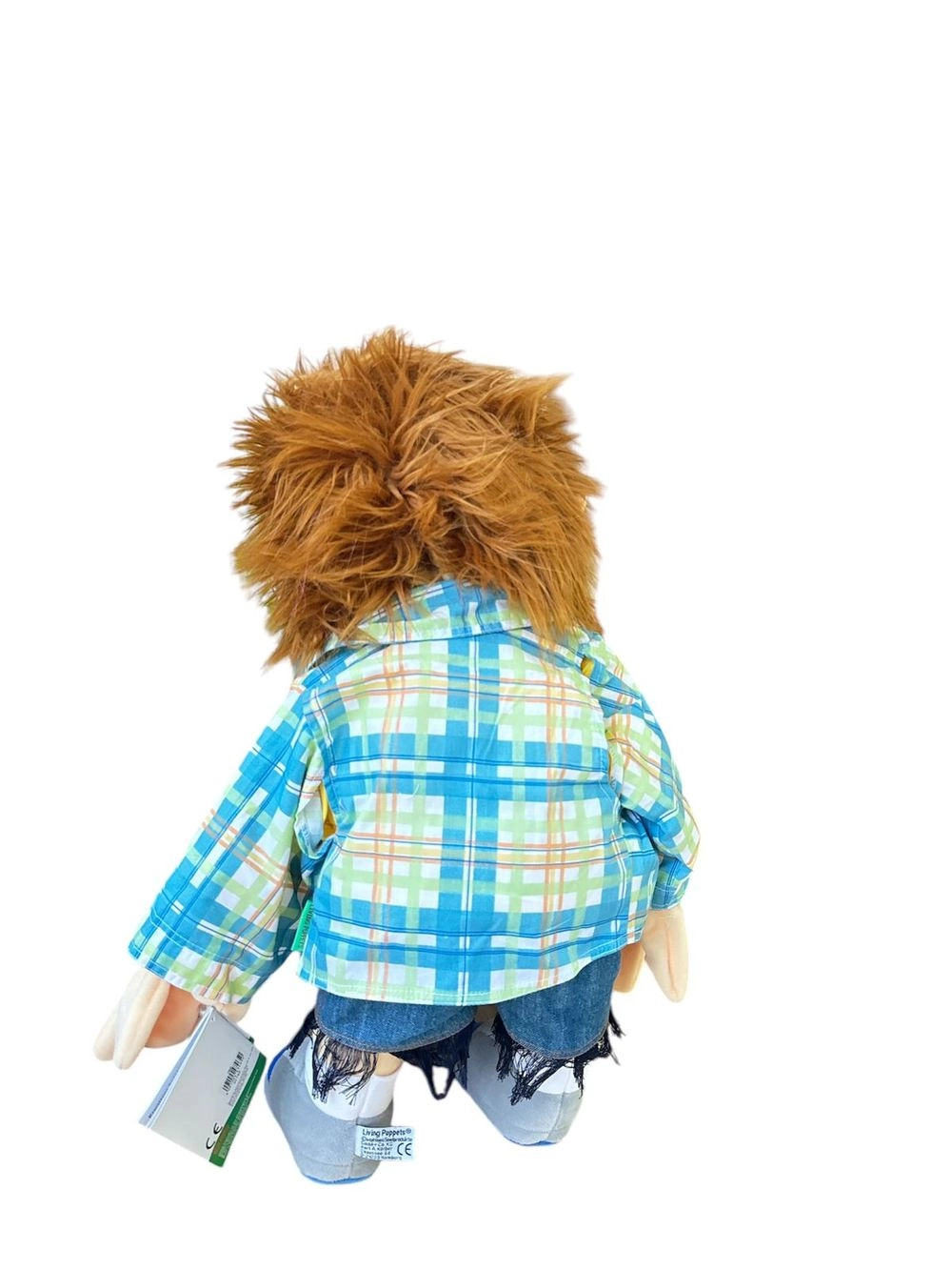 Fabian Puppet Boy - 65cm With T-Shirt And Silver Trainers