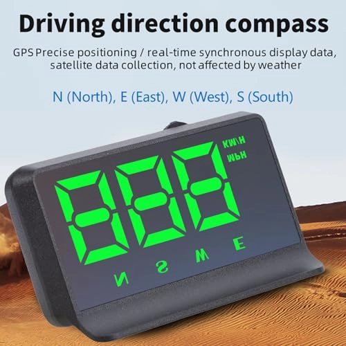 HUD Display - GPS Speedometer Auto Brightness