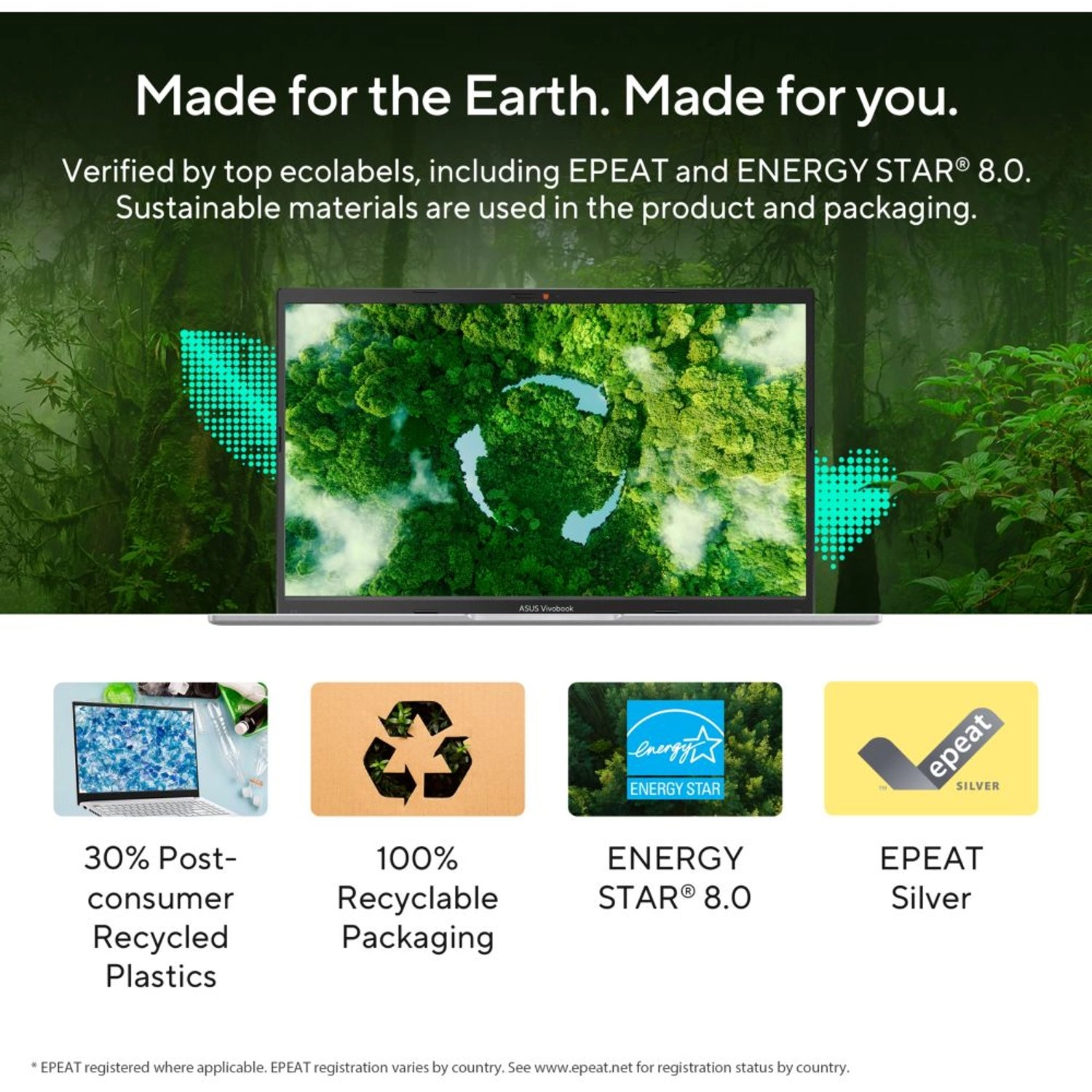 Vivobook 15 M1502YA-NJ116W - 15.6'' Ryzen 7 7730U 16GB DDR4 512GB SSD