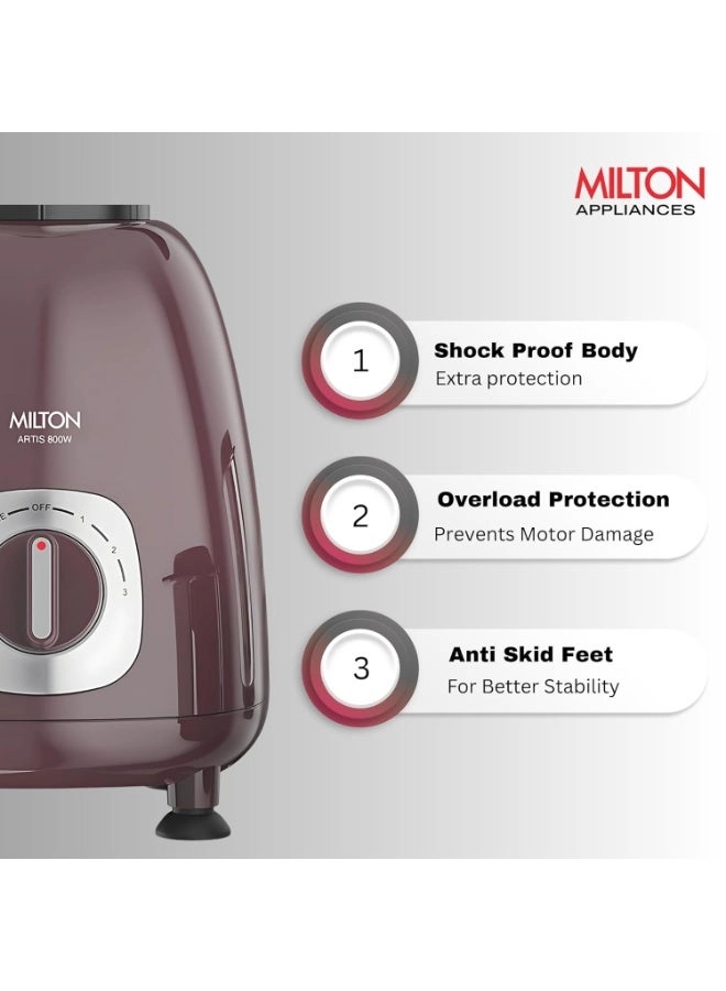 Artis Mixer Grinder - 1500 Milliliters 800 watts