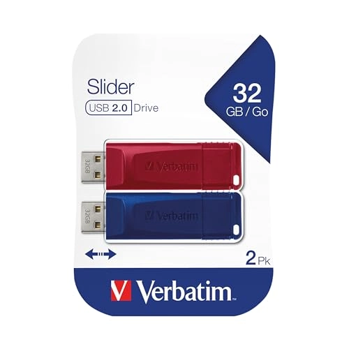 Slider USB Drive - USB 2.0 32 GB