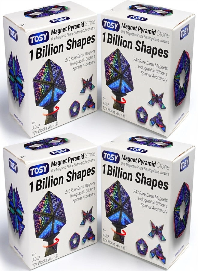 TOSY Magnet Pyramid Stone - 12 Pieces STEM/STEAM Pack