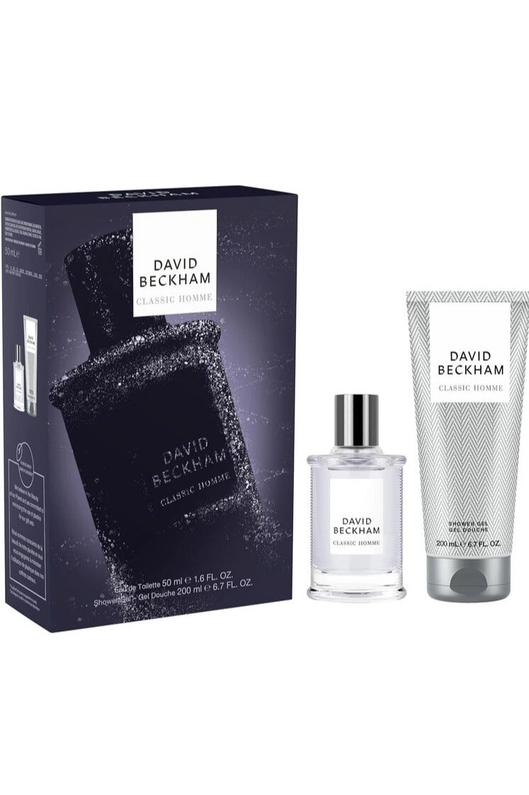 David Beckham Classic Homme Eau de Toilette 50ml + Shower Gel 200ml