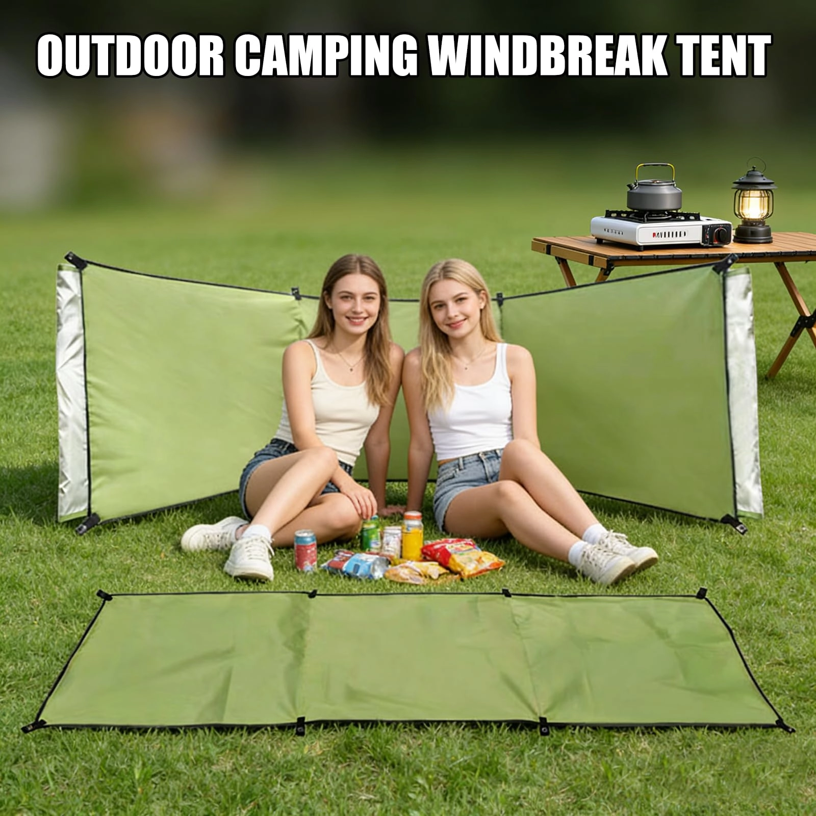 Multipurpose Portable Tent Windbreak - 250x70cm
