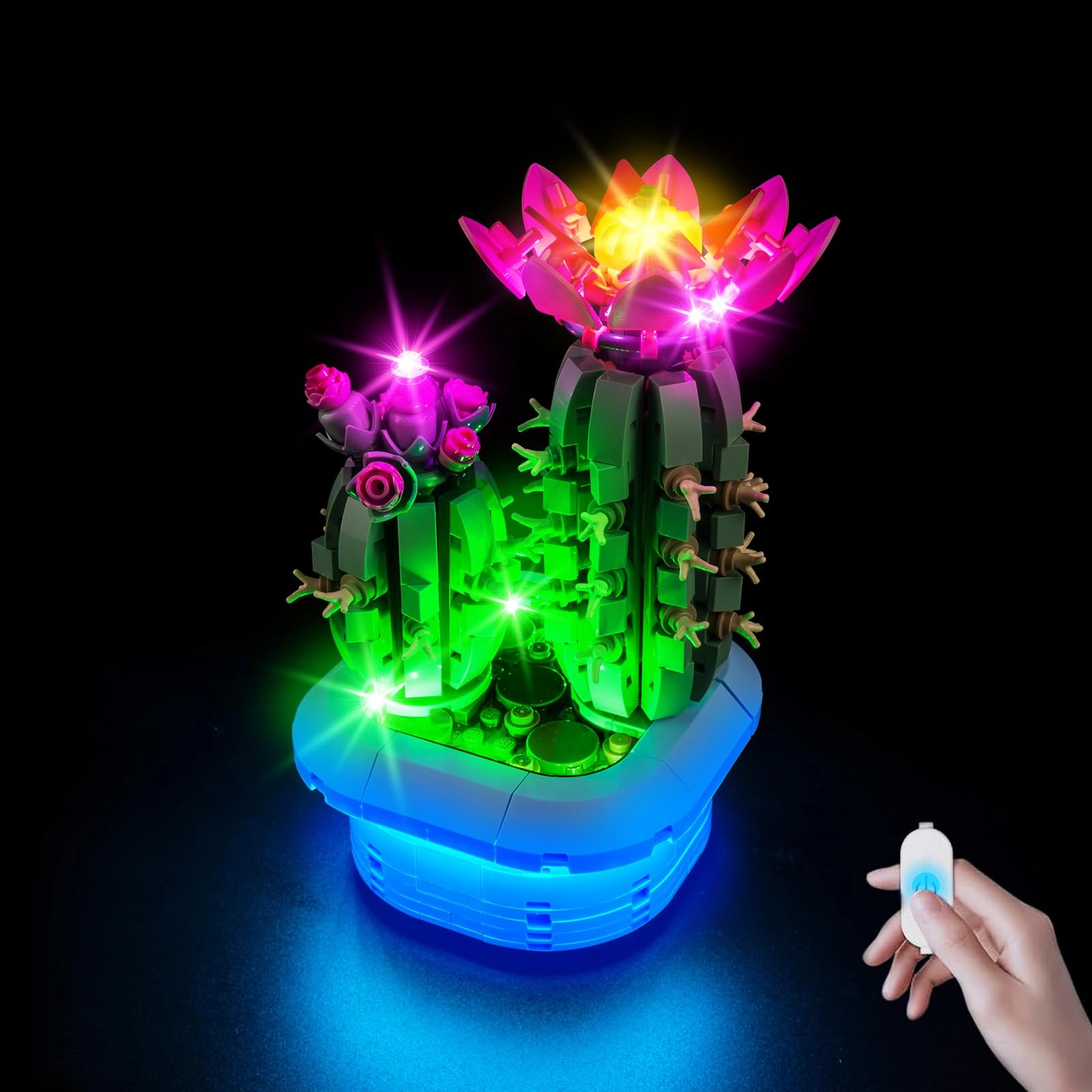BrickSoul Light Kit - 11509 Flowering Cactus ON/Off Dimmer Hidden Cable