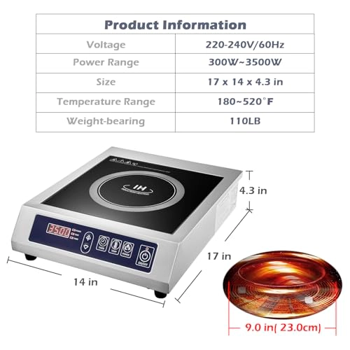 Commercial Induction Cooktop Induction hob