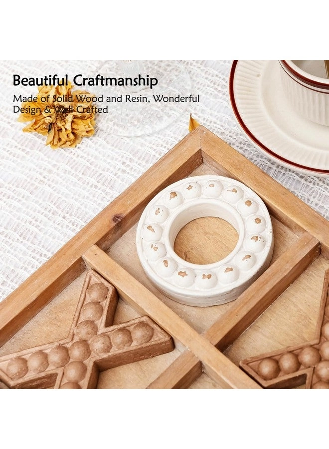 Tic Tac Toe - Cute Bear Decorative Wooden Travel