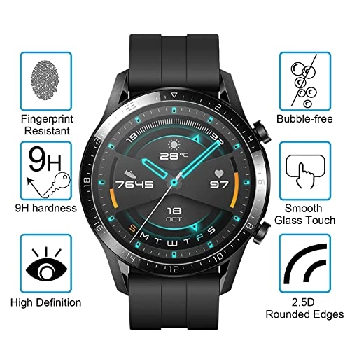 Watch GT 2 Tempered Glass Film Screen Protector