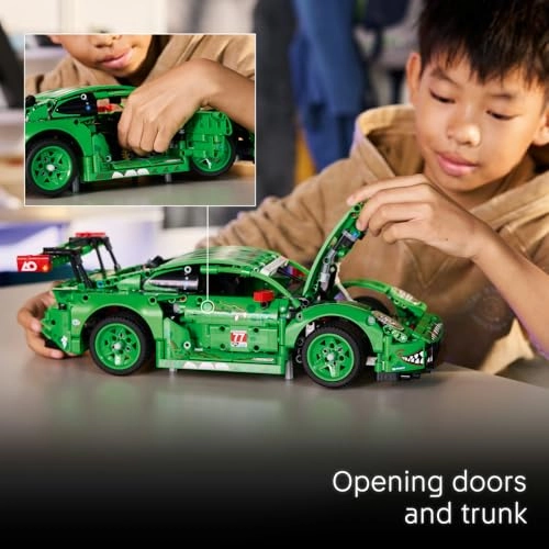 Porsche 911 GT3 R (42224) - Dinosaur Design 6-cylinder boxer engine