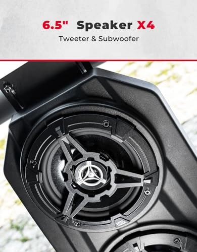 UTV Sound System - Four 6.5'' Speakers