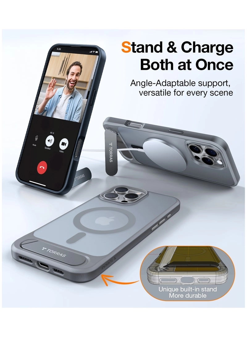 Pstand Series Case for 6.3" iPhone 16 Pro Black