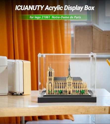Acrylic Display Case for Lego Architecture Notre-Dame de Paris 21061