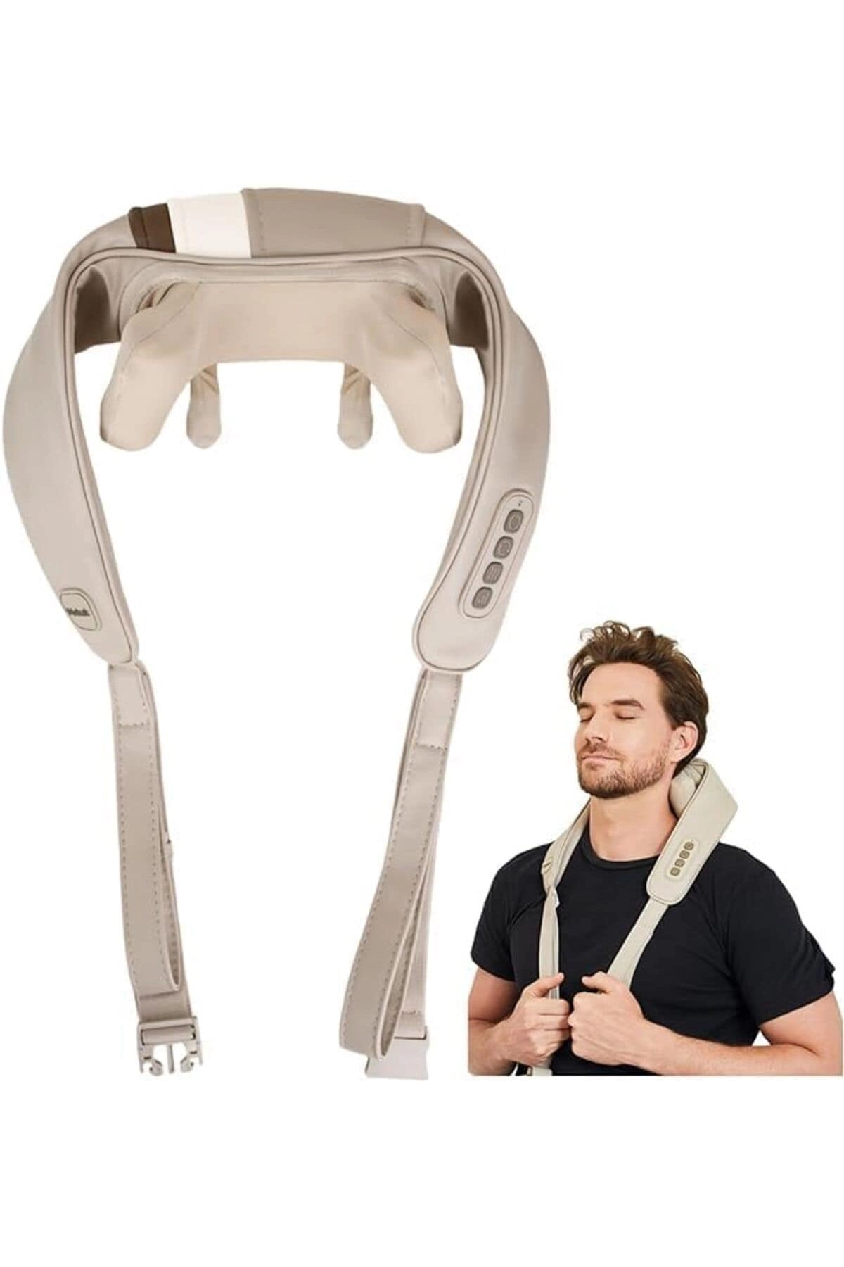 ZOOMEE STORE Neck Massager - Deep Tissue Kneading Heat