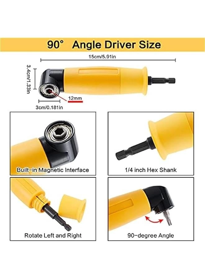 Angle Drill Adapter - 90/105 Degree 1/4''