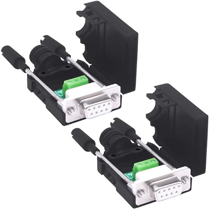 DB9 9PIN SCREW TYPE SERIAL TO TERMINAL FEMALE CONNECTOR ADAPTER