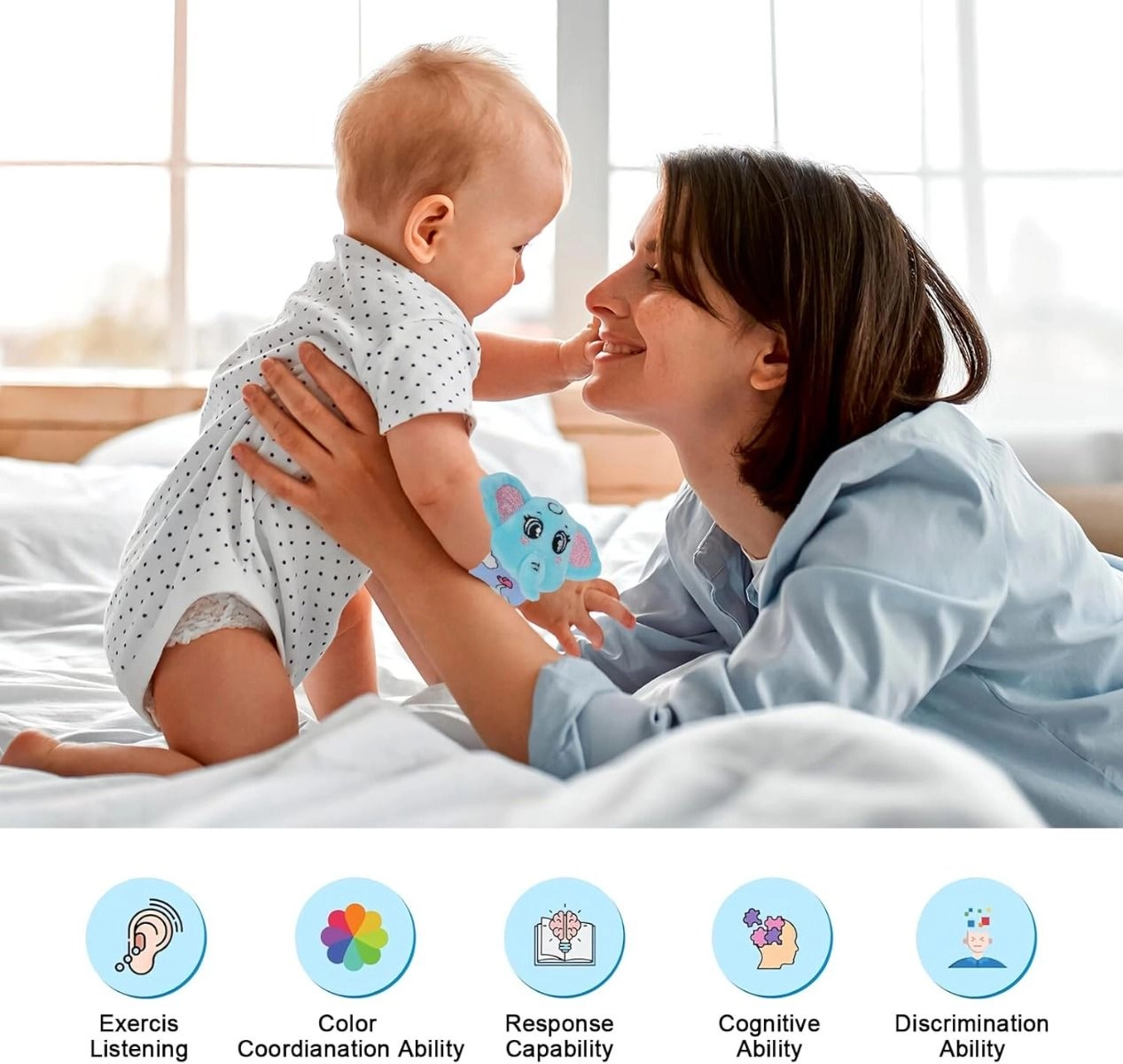 Wrist Rattle & Foot Finder Socks - 1+ Animal designs