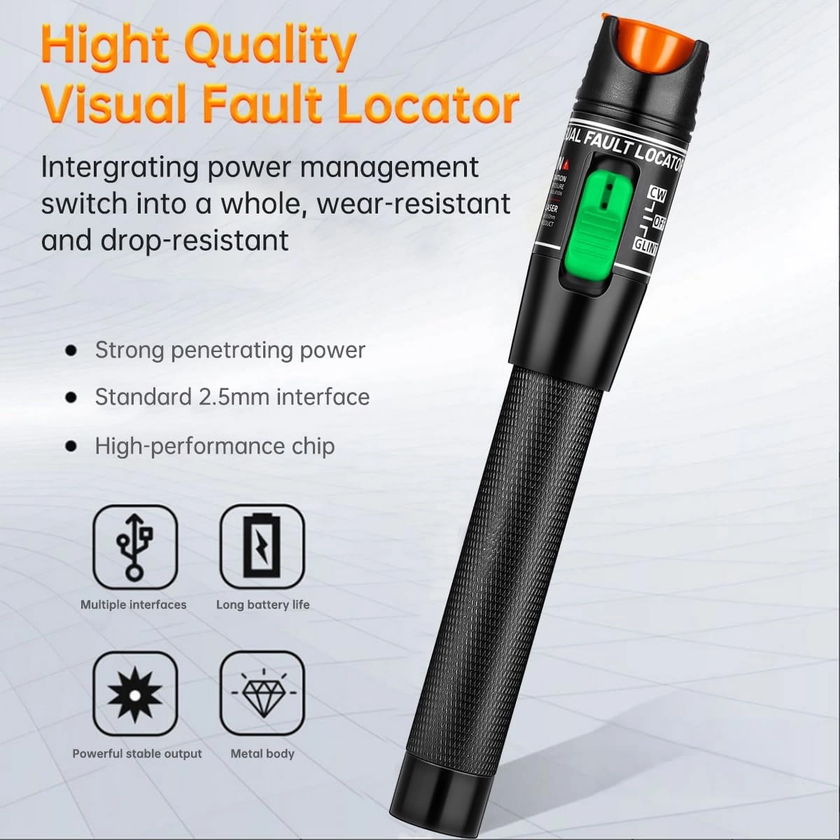 Fiber Visual Fault Locator - LC/FC/SC/ST
