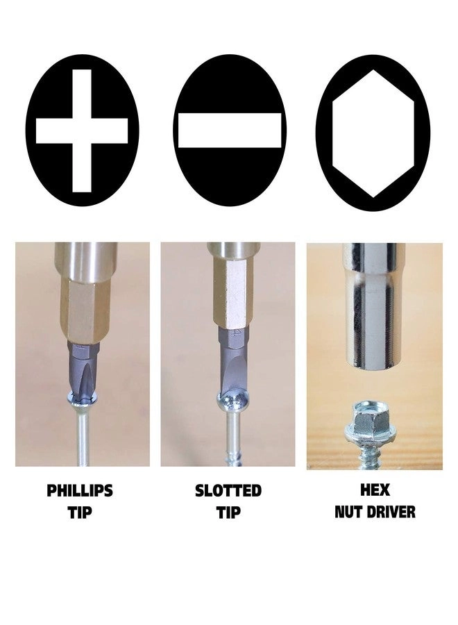 SD4BC Multi-Bit Screwdriver Set (6 Pcs)