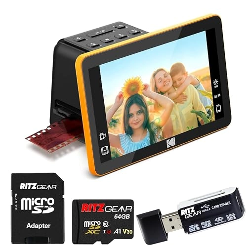 SLIDE N SCAN - USB + SD Card - 32GB + SD Card Reader