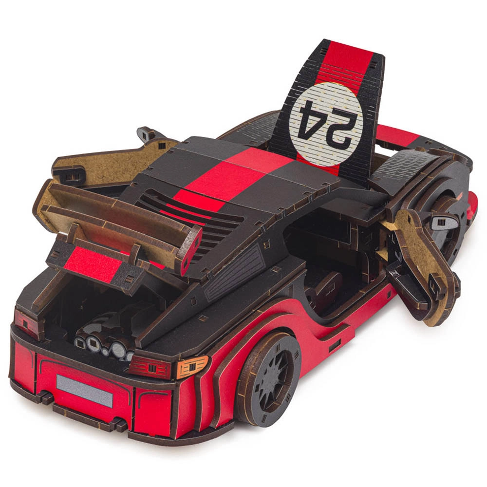 Comet GTS 3D Puzzle (4107390-COMET_GTS_BLACK-RED) - 219 pcs