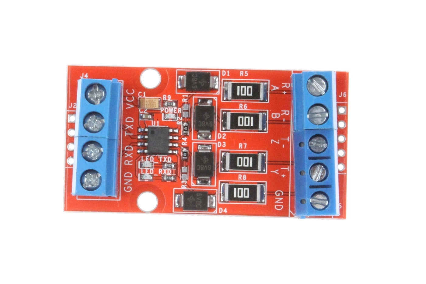 RS422 to TTL UART MCU Serial Port Signal Mutual Conversion Module