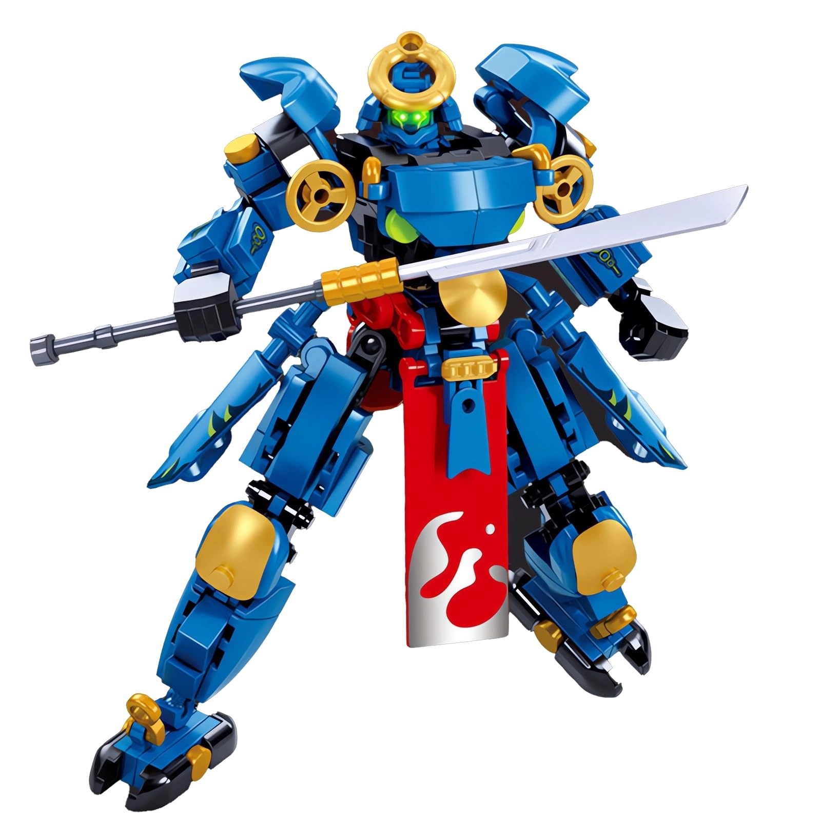 HIGH GODO Blue Samurai Mech Warrior - 230 pcs