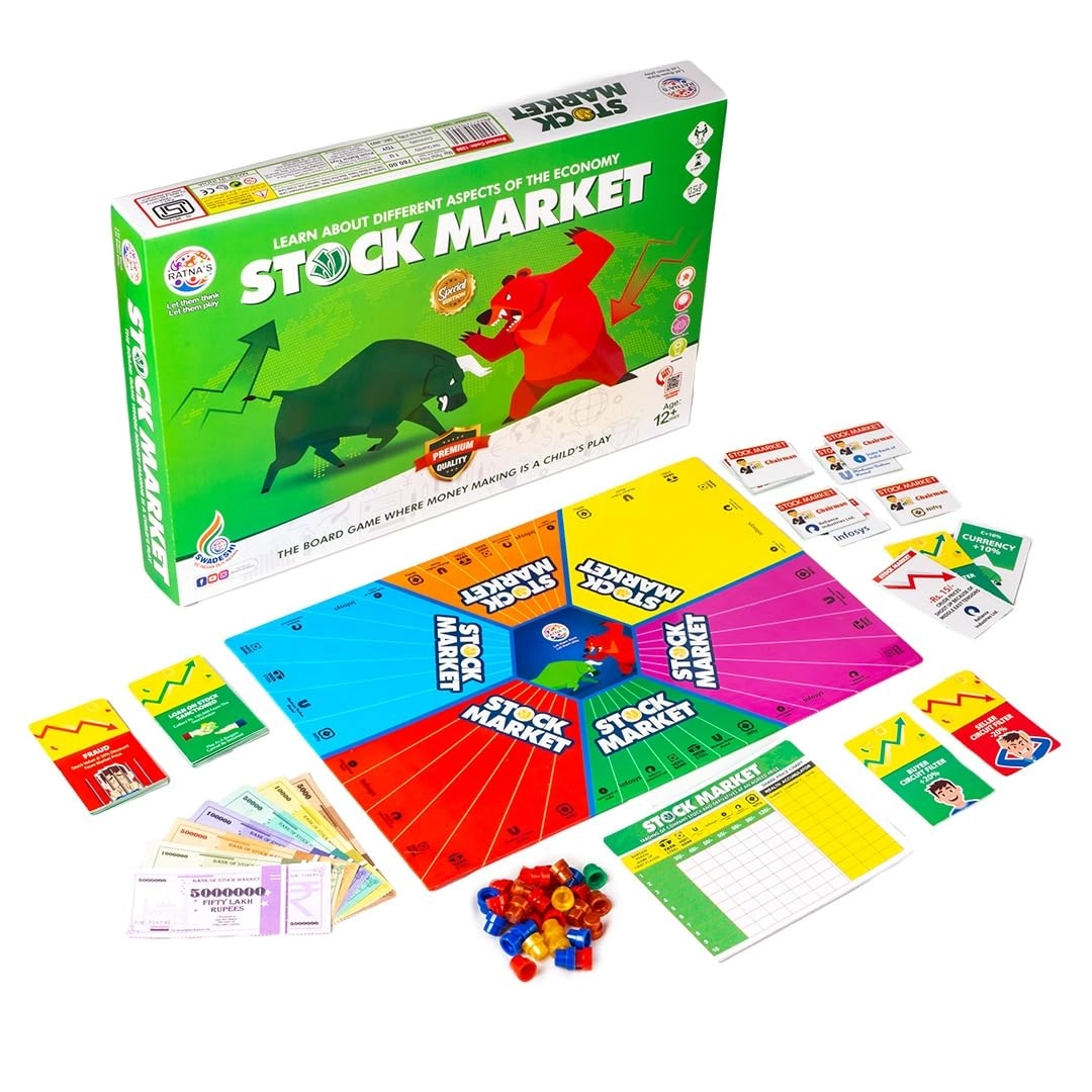 RATNA'S Stock Market Strategy Game - Multicolor Standard Edition
