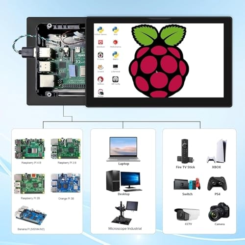 Touchscreen for Raspberry Pi - 8'' 1280*800