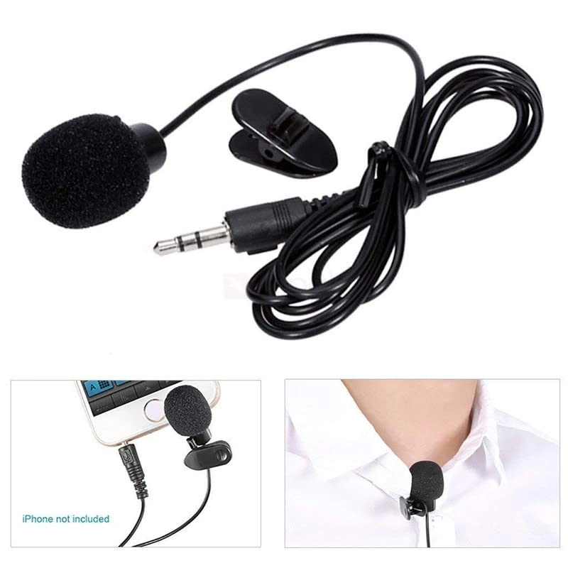 Dynamic Lapel Collar Mic 3.5mm-Mini-Jack Microphone