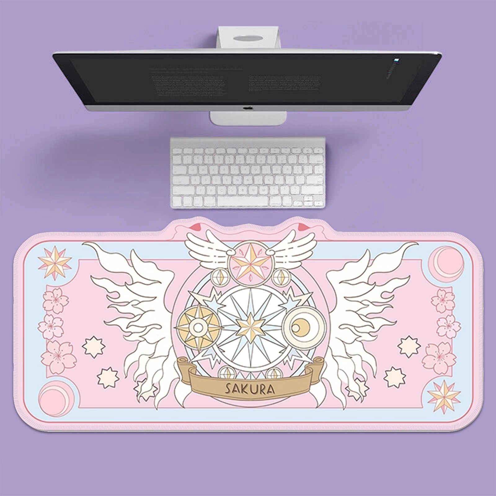 Kawaii XL Rubber Gaming Mouse Pad - 70x30 cm