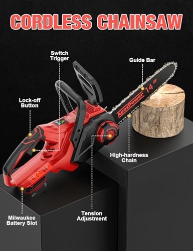 Cordless Chainsaw - 750 watts
