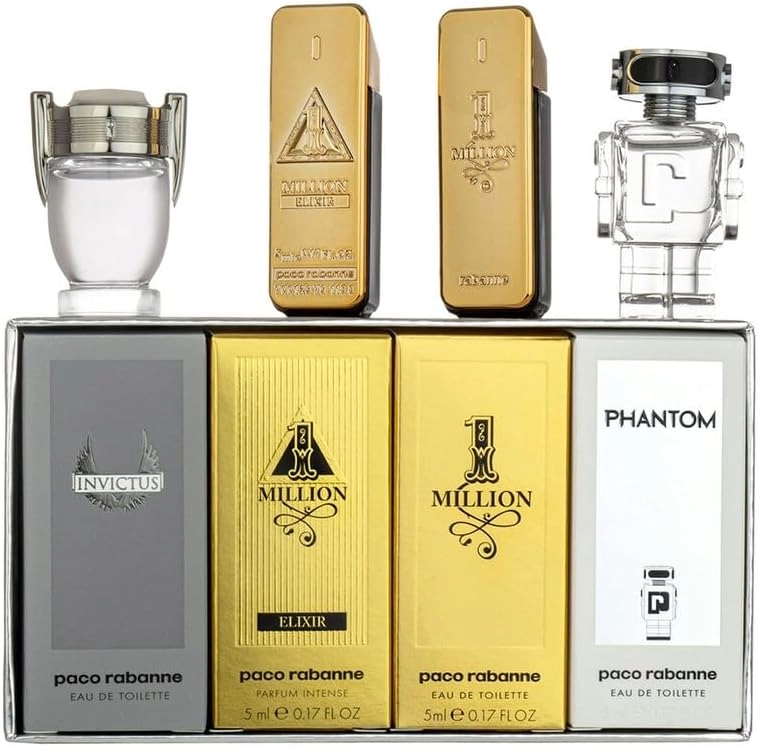 Men's Cologne Gift Set - Eau De Parfum,Eau De Toilette 4 Pieces